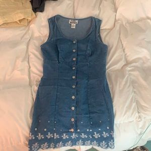 Adorable denim dress!